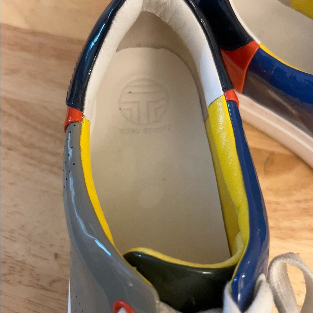 Tory Sport Color-block patent-leather sneakers - Picture 8 of 13